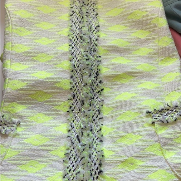 Maginn Lime Green Tweed Jacket Size 8 - Picture 2 of 8